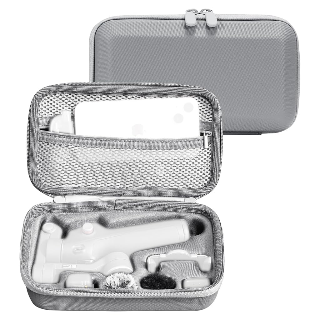 ZORBES® Carrying Case Compatible with DJI OSMO Mobile 7/7P, EVA Storage Bag Zipper Accessories Bag Anti-Scratch Protective Travel Case with 6 Custom-Molded Compartments & Mesh Pocket ZORBES® Carrying Case Compatible with DJI OSMO Mobile 7/7P, EVA Storage Bag Zipper Accessories Bag Anti-Scratch Protective Travel Case with 6 Custom-Molded Compartments & Mesh Pocket